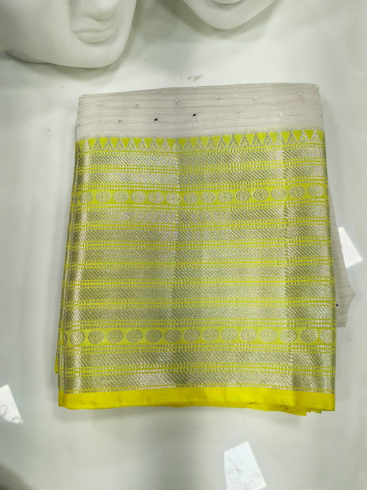 Semi Mangalgiri Saree