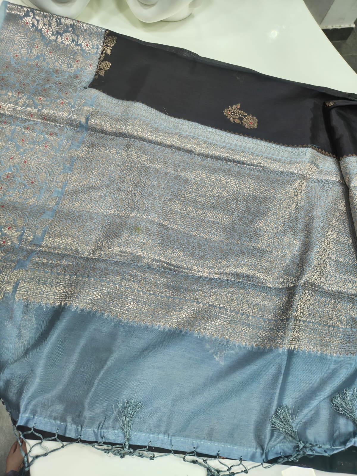 Mango Silk Saree