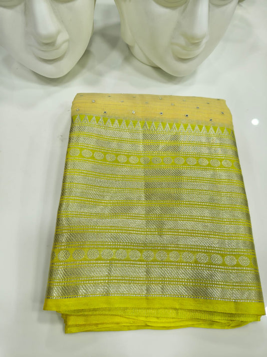 Semi Mangalgiri Saree