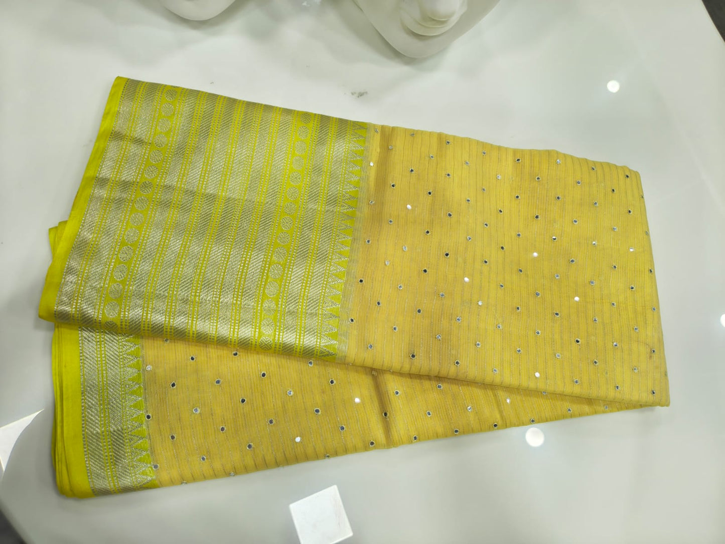 Semi Mangalgiri Saree