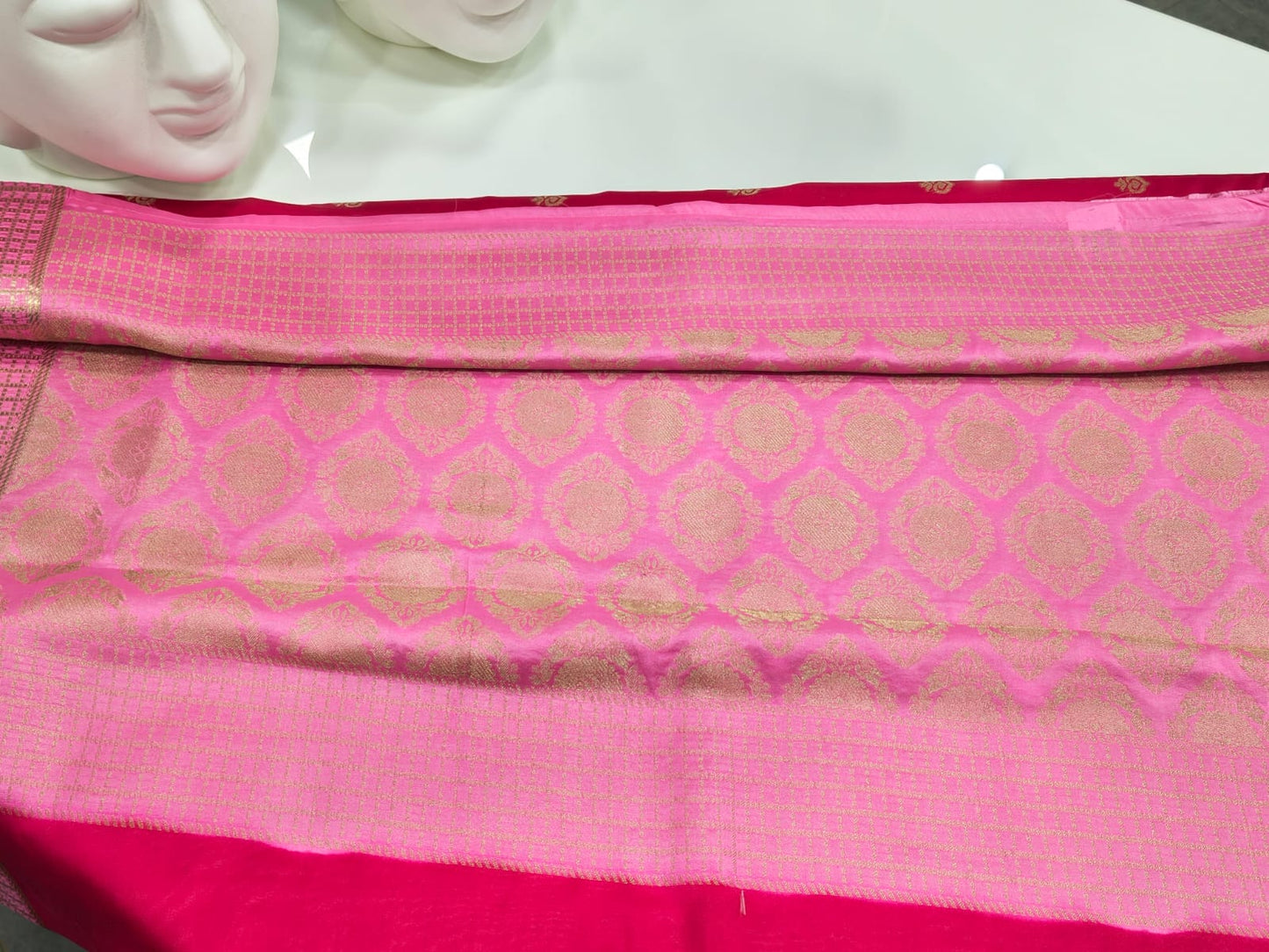 Semi Mysore Crepe Saree